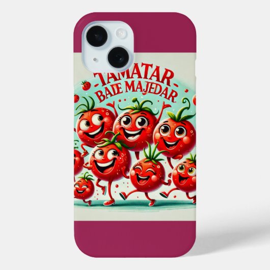 Coques Case-Mate iPhone Couverture de téléphone amusant tomate - joyeux et (Verso)