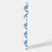Coques Case-Mate iPhone Couverture de téléphone cellulaire Blue Waves Mono (Verso / Droite)