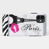 Coques Case-Mate iPhone Couverture de téléphone portable de lèvres de rose (Dos (Horizontal))