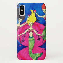 Couverture d'Iphone X de sirène