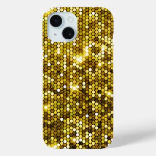 COQUE POUR iPhone 15 COUVERTURE D'OR POUR I TÉLÉPHONE 15
