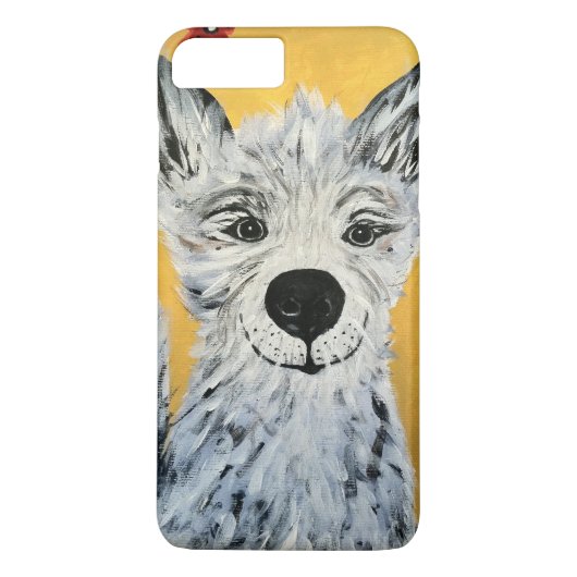 Coques Case-Mate iPhone Couverture heureuse du chien IPhone4 (Dos)