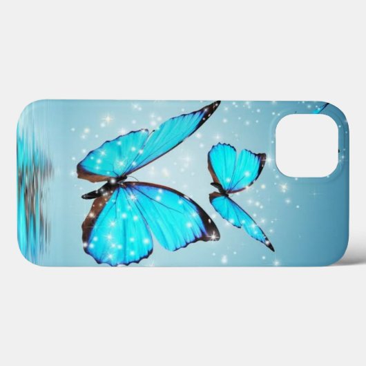 Coques Case-Mate iPhone Couverture iPhone 13 papillon (Verso (horizontal))