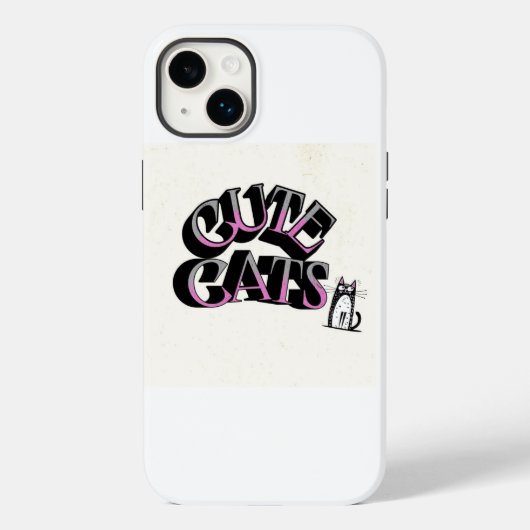 Coques Case-Mate iPhone couverture iPhone avec chat (Verso)