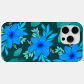 Coques Case-Mate iPhone Couverture iPhone Blue Blossom Elegance (Verso (horizontal))