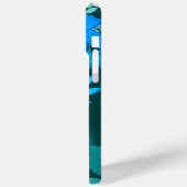 Coques Case-Mate iPhone Couverture iPhone Blue Blossom Elegance (Verso / Gauche)