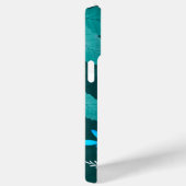 Coques Case-Mate iPhone Couverture iPhone Blue Blossom Elegance (Verso / Droite)