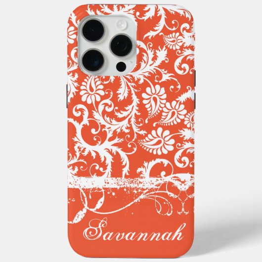 Coques Case-Mate iPhone Couverture iPhone Damask personnalisée - Choisisse (Verso)