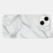 Coques Case-Mate iPhone couverture iphone en marbre chic et propre (Verso (horizontal))
