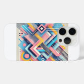Coques Case-Mate iPhone Couverture iPhone géométrique et dynamique |Aspect (Verso (horizontal))