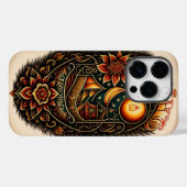 Coques Case-Mate iPhone couverture iPhone or noir (Verso (horizontal))