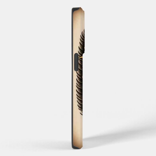 Coques Case-Mate iPhone couverture iPhone or noir (Verso / Droite)