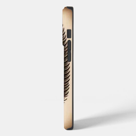 Coques Case-Mate iPhone couverture iPhone or noir (Verso / Gauche)