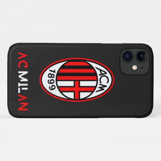 Coques Case-Mate iPhone Couverture Milan AC (Dos (Horizontal))