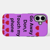 Coques Case-Mate iPhone couverture mobile coeur rouge (Verso (horizontal))