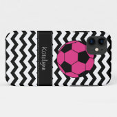Coques Case-Mate iPhone Couverture moderne de cas de téléphone du football (Dos (Horizontal))