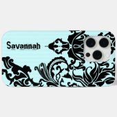 Coques Case-Mate iPhone Couverture personnalisée Damask iPhone vous choisi (Verso (horizontal))