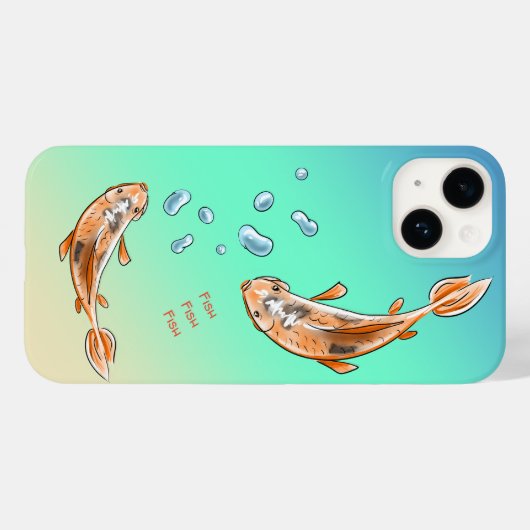 Coques Case-Mate iPhone Couverture pour IPhone - poisson (Verso (horizontal))