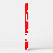 Coques Case-Mate iPhone Couverture téléphonique avec mon nom, Pois blancs (Verso / Droite)