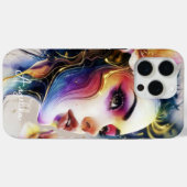 Coques Case-Mate iPhone Couverture téléphonique céleste femme peinte Imagi (Verso (horizontal))