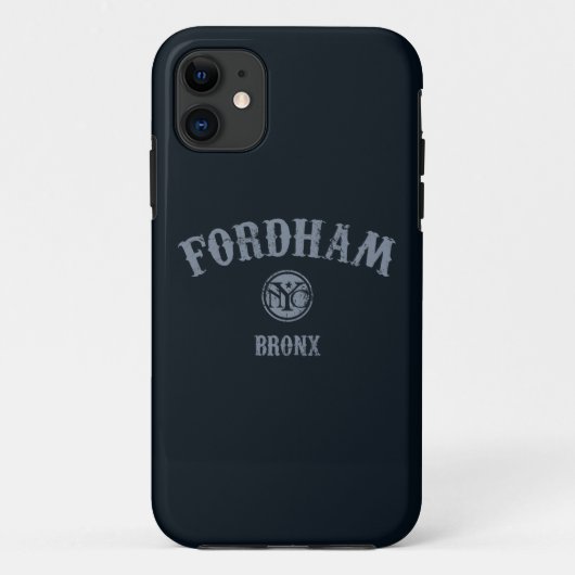 Coques Case-Mate iPhone Couverture téléphonique de Fordham Bronx NYC (Dos)