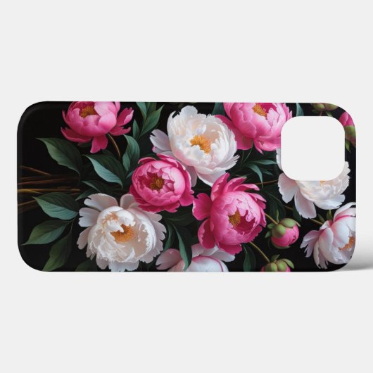 Coques Case-Mate iPhone Couverture téléphonique florale (Verso (horizontal))