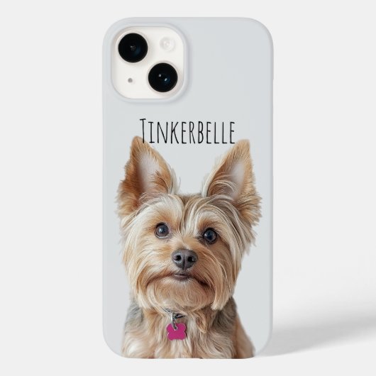 Coques Case-Mate iPhone Couverture téléphonique gris pâle avec votre anima (Verso)