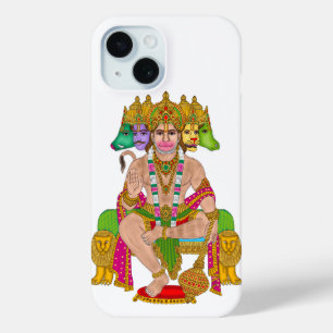 Coque Pour iPhone 15 Couverture téléphonique Hanuman Ji   Esprit hindou