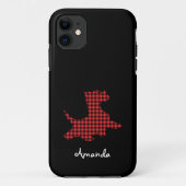 Coques Case-Mate iPhone Couverture téléphonique pour chien écossais rouge  (Dos)