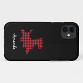 Coques Case-Mate iPhone Couverture téléphonique pour chien écossais rouge  (Dos (Horizontal))