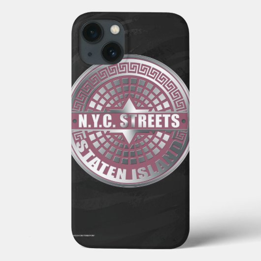Coques Case-Mate iPhone Couvertures de trou d'homme Staten Island (Verso)
