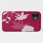 Coques Case-Mate iPhone Couvertures d'iphone de papillon et de fleurs (Dos (Horizontal))