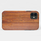 Coques Case-Mate iPhone Couvertures iPhone5 customisées par bois (Dos (Horizontal))