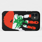 Coques Case-Mate iPhone Couvre iPhone 5 Empreinte Liban (Dos (Horizontal))