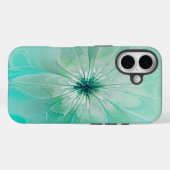 Coques Case-Mate iPhone Couvre Téléphone Fleur Moderne Rêves Bleus (Verso (horizontal))