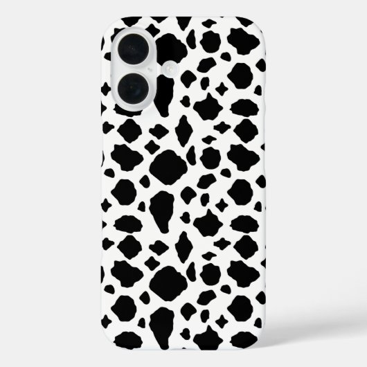 Coques Case-Mate iPhone Cow Black and White Pattern (Verso)