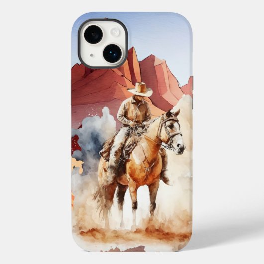 Coques Case-Mate iPhone Cow-boy cool Amoureux de l'Ouest (Verso)