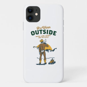 Case-Mate iPhone Case Cow-boy drôle buvant du whisky