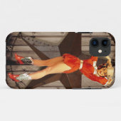 Coques Case-Mate iPhone Cow-girl solitaire en bois de pays occidental (Dos (Horizontal))