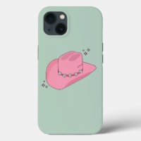 Cowboy Casquette Preppy Rose Et Vert