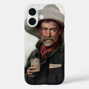 Coques iPhone 16 Cowboy espagnol Ranchero dans le Vieux-Ouest Saloo