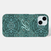 Coques Case-Mate iPhone Cowboy mode Western Pays Turquoise Cuir (Verso (horizontal))