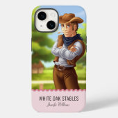 Coques Case-Mate iPhone Cowboy occidental personnalisable (Verso)
