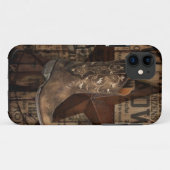 Coques Case-Mate iPhone Cowboy solitaire primitif de pays occidental (Dos (Horizontal))