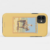 Coques Case-Mate iPhone Cowboy (vue de côté) le Dakota du Sud (Dos (Horizontal))