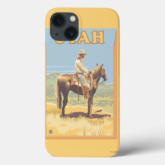 Coques Case-Mate iPhone Cowboy (vue de côté) Utah (Verso)