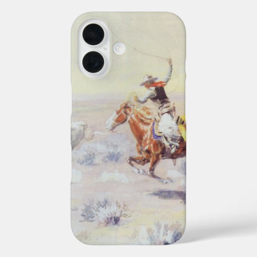 Coques Case-Mate iPhone Cowboys du Bar Triangle par CM Russell (Verso)