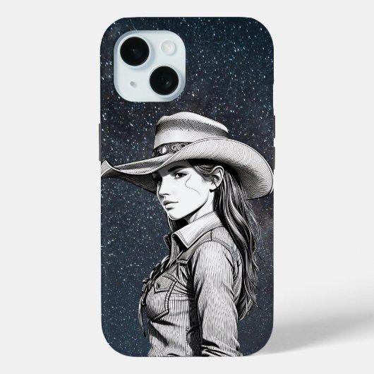 Coques Case-Mate iPhone Cowgirl couverture mobile Samsung & iPhone (Verso)
