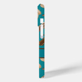 Coques Case-Mate iPhone Cowgirl Cowboy Casquette Bottes Nom Turquoise Ca p (Verso / Gauche)