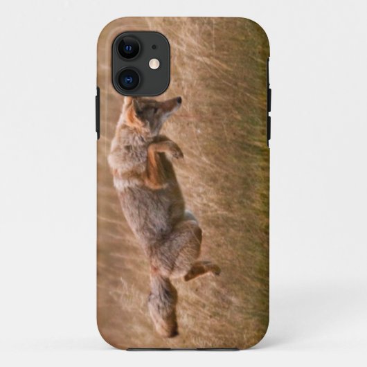Coques Case-Mate iPhone Coyote sautant - prés de gibbon (Dos)